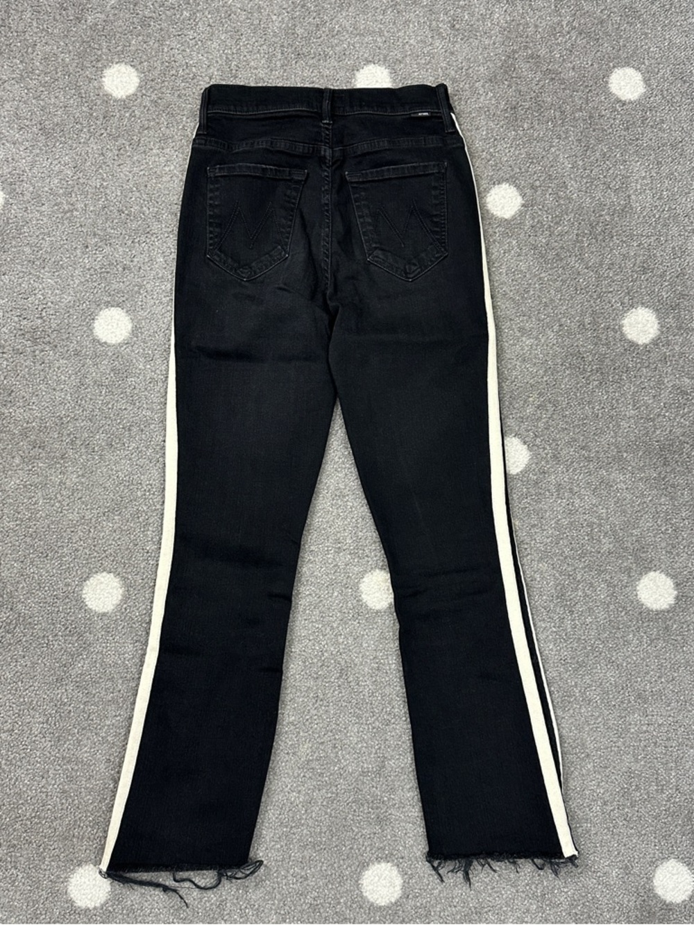 MOTHER insider crop step fray guilty racer denim jeans - Picture 3 of 14